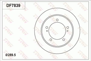 Disc frana Fata/Spate Dreapta/Stanga potrivit PORSCHE MACAN; SUZUKI JIMNY 1.3/1.5/2.9 09.98- - Img 3