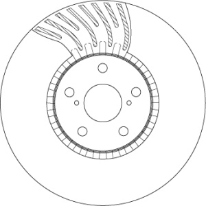 Disc frana Fata Stanga potrivit LEXUS GS, IS II, IS III, RC 2.0-4.6 04.05- - Img 4