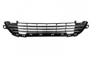 Element bara Inferior/Mijloc, crom/negru, potrivit PEUGEOT 207, 207/HATCHBACK 2006-2015 2009-2012