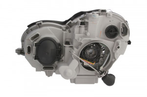 Far Dreapta (D2S/H7, electric, cu motor, culoare insertie: cromat, culoare semnalizator: transparent) potrivit MERCEDES C T-MODEL (S203), C (W203) -08.07 - Img 2