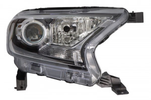 Far Dreapta (H11/H15/PY21W/W5W, electric, fara motoras, culoare: negru) potrivit FORD RANGER 03.15-10.18 - Img 1