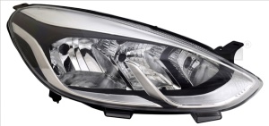 Far dreapta (H15/H7, electric, cu motor) potrivit FORD FIESTA VII 2017-2021
