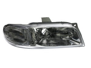 Far Dreapta (H4, electric, fara motoras, culoare insert: argintiu, culoare semnalizator: alb) potrivit DAEWOO NUBIRA - Img 1