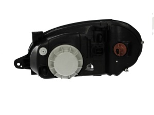 Far Dreapta (H4, electric, fara motoras, culoare insert: gri, culoare semnalizator: transparent) potrivit DAEWOO LANOS; FSO LANOS - Img 2