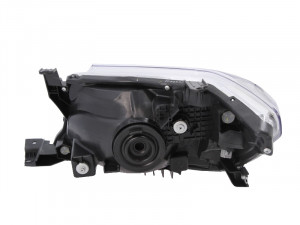 Far Dreapta (H4, electric, fara motoras, culoare insertie: cromat, culoare semnalizator: transparent) potrivit TOYOTA HILUX VII - Img 2
