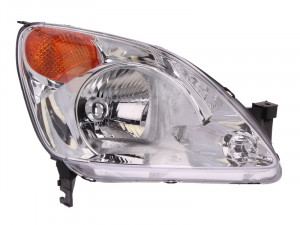 Far Dreapta (H4, electric, fara motoras, culoare semnalizator: galben) potrivit HONDA CR-V II 2002-2004