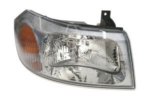 Far Dreapta (H4, manual, culoare insert: cromat) potrivit FORD TRANSIT