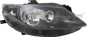 Far Dreapta (H7/H7, electric, fara motoras, culoare insertie: negru) potrivit SEAT IBIZA IV, IBIZA IV SC, IBIZA IV ST - Img 3