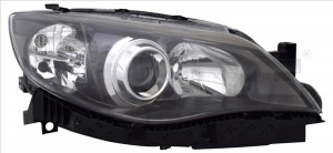 Far Dreapta (H7/HB3, electric, cu motor, culoare insertie: negru) potrivit SUBARU IMPREZA 2008-2012 - Img 3