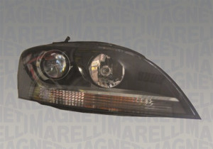 Far Dreapta (halogen, H21W/H7/H7/W5W, electric, cu motor, culoare insertie: negru) potrivit AUDI TT -06.14 - Img 3