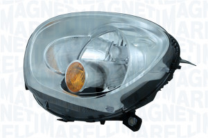 Far Dreapta (halogen, H4/P21W, electric, bec, culoare insertie: cromat, culoare semnalizator: portocaliu) potrivit MINI COUNTRYMAN (R60), PACEMAN (R61) - Img 3