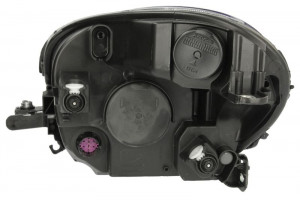 Far Dreapta (halogen, H7/PY21W, bec, culoare insertie: cromat, culoare semnalizator: portocaliu) potrivit FIAT 500L - Img 2