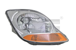 Far dreapta potrivit CHEVROLET MATIZ - (H4, electric, cu motoras, fundal cromat)