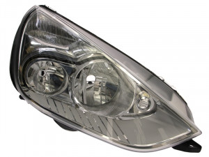 Far dreapta potrivit FORD GALAXY, S-MAX 2006-2015 - (H1/H7, reglaj electric, cu motoras, fundal cromat)