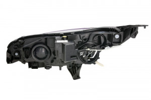 Far dreapta potrivit FORD TRANSIT / TOURNEO CONNECT dupa 2013 - (H15/H7, reglaj electric, cu motoras, fundal cromat) - Img 2