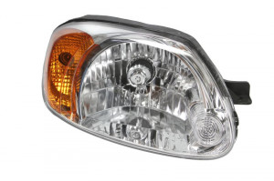 Far dreapta potrivit HYUNDAI ACCENT II - (H4, electric, fundal cromat)