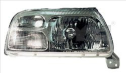 Far dreapta potrivit SUZUKI GRAND VITARA 1998-2005 - (H4, electric, fundal negru/insertii crom)