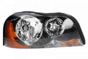 Far dreapta potrivit VOLVO XC90 2002-2006 - (H7, reglaj electric, fundal negru)