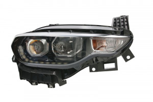 Far Dreapta (xenon, D5S/H7/LED/P21W, automat, culoare semnalizator: portocaliu) potrivit FIAT TIPO - Img 1