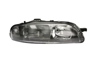 Far fata Dreapta (2*H1, electric, fara motoras, culoare insertie: cromat/negru) potrivit FIAT MAREA - Img 1