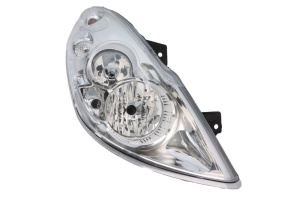 Far fata Dreapta (2*H7/H1, electric, cu motor, culoare semnalizator: galben) potrivit OPEL MOVANO A, MOVANO B; RENAULT MASTER III - Img 1
