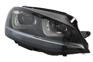 Far fata Dreapta (bi-xenon, D3S/H21W/H7/LED, electric, cu motor, culoare insert: negru) potrivit VW GOLF ALLTRACK 7, GOLF SPORTSVAN 7, GOLF 7 2012-2017