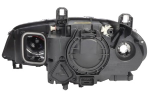 Far fata Dreapta (D1S/LED/PY24W, electric, cu motor, culoare insert: negru, culoare semnalizator: portocaliu) potrivit BMW X5 (E70) -12.08 - Img 2