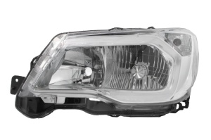 Far fata Dreapta (D4R/HB3/LED/WY21W, electric, cu motor, culoare insert: cromat, culoare semnalizator: transparent) potrivit SUBARU FORESTER - Img 1