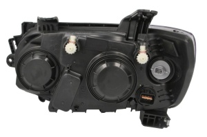 Far fata Dreapta (H1/H7/PY21W/W5W, electric, cu motor, culoare insert: negru, culoare semnalizator: alb) potrivit CHEVROLET AVEO - Img 2