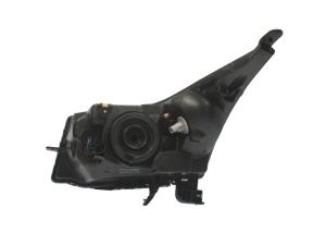 Far fata Dreapta (H4, electric, cu motor, culoare insert: cromat, culoare semnalizator: galben) potrivit CHEVROLET CRUZE - Img 2