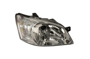 Far fata Dreapta (H4, electric, fara motoras, culoare insert: cromat, culoare semnalizator: transparent) potrivit HYUNDAI GETZ