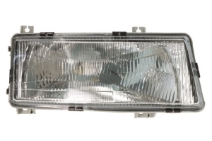 Far fata Dreapta (H4, electric, fara motoras, culoare insertie: argintiu) potrivit SKODA FELICIA II