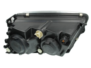 Far fata Dreapta (H4/H7, electric, fara motoras, culoare insert: argintiu) potrivit VW PASSAT B5 - Img 2