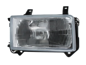 Far fata Dreapta (H4, manual, fara motoras, culoare insert: cromat) potrivit VW TRANSPORTER T4