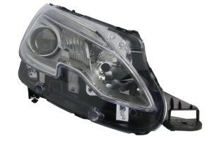 Far fata Dreapta (H7/H7/LED/PWY24W, electric, fara motoras, culoare insert: cromat) potrivit PEUGEOT 2008 I 03.13-12.15 - Img 1