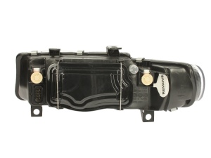 Far fata Dreapta (halogen, H1/H7, electric, fara motoras, culoare insert: negru) potrivit SEAT LEON, TOLEDO II - Img 2