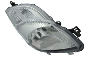 Far fata Dreapta (halogen, H4, electric, fara motoras, culoare semnalizator: transparent) potrivit TOYOTA YARIS 01.05-11.10 - Img 1
