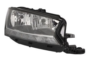 Far fata dreapta potrivit Skoda FABIA III 2018-2021 - H7/H7/LED, electric, cu motor, H7/H7, LED