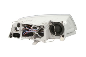 Far fata Stanga (H1/H7, electric, cu motor, culoare insert: negru) potrivit SKODA OCTAVIA II - Img 2
