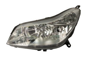 Far fata Stanga (H1/H7/PY21W/W5W, electric, fara motoras, culoare insert: cromat, culoare semnalizator: transparent) potrivit CITROEN C5 II, C5 II/KOMBI
