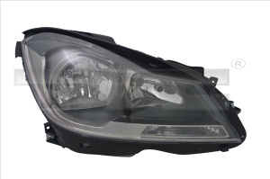 Far fata Stanga (H7/H7, electric, cu motor, culoare insert: negru) potrivit MERCEDES C (C204), C T-MODEL (S204), C (W204) - Img 3