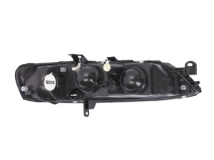 Far fata Stanga (H7/H7, electric, fara motoras, culoare insert: cromat, culoare semnalizator: alb) potrivit OPEL VECTRA B - Img 3