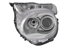 Far fata Stanga (H7/PY21W/W5W, electric, culoare insert: cromat) potrivit CITROEN C1 II - Img 1
