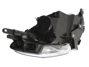 Far fata Stanga (halogen, H4/PY21W/W5W, electric, cu motor, culoare insert: cromat, culoare semnalizator: transparent) potrivit CITROEN NEMO, NEMO/MINIVAN; FIAT FIORINO/MINIVAN 01.08- - Img 2
