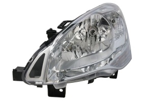 Far fata Stanga (halogen, H4/W5W, electric, cu motor, culoare insert: cromat, culoare semnalizator: transparent) potrivit CITROEN BERLINGO, BERLINGO MULTISPACE, BERLINGO/MINIVAN -06.12 - Img 1