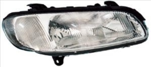 Far fata stanga potrivit Opel OMEGA B 1994-1999 - 2*H1, electric, fara motoras, culoare insert: argintiu, H1/H1 - Img 2