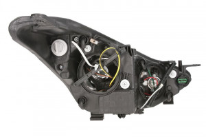 Far Stanga (3*H7, electric, cu motor, culoare insertie: negru, culoare semnalizator: transparent) potrivit HYUNDAI I30 - Img 2