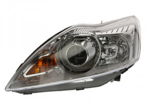Far Stanga (D1S/H1, electric, cu motor, culoare insertie: cromat) potrivit FORD FOCUS II, FOCUS II/KOMBI; - Img 1