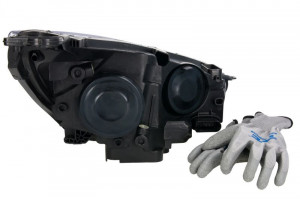 Far Stanga (H1/H7, electric, cu motor, culoare insertie: cromat) potrivit FORD FOCUS III, FOCUS III/KOMBI; -04.18 - Img 2
