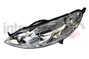 Far Stanga (H1/H7, electric, cu motor) potrivit PEUGEOT 407 2004-2011